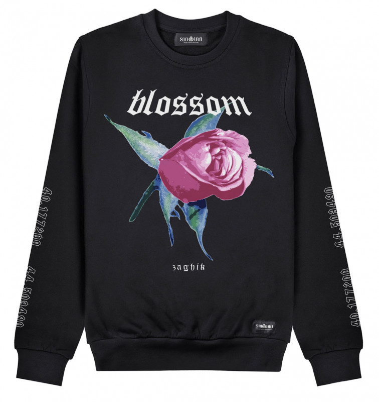 Blossom Sweatshirt Black