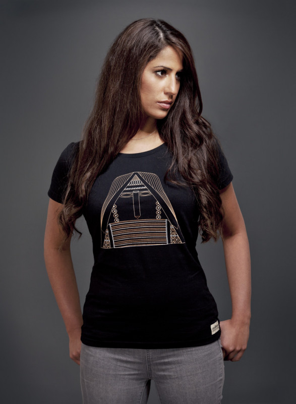 Tatik tee-shirt à encolure dégagée