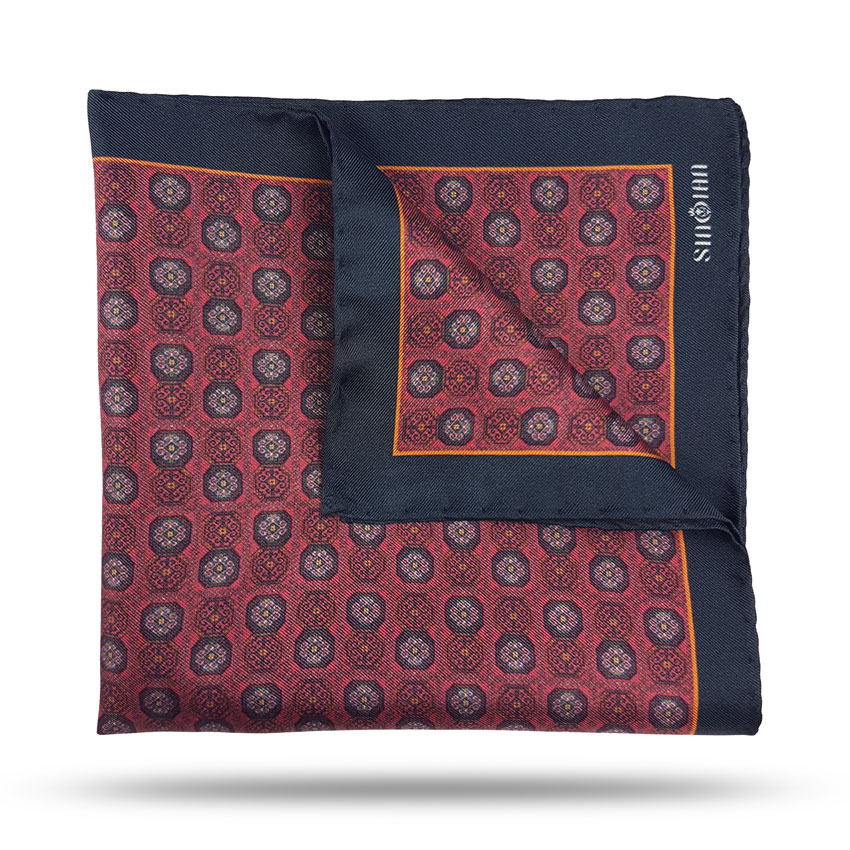 Albany Midnight Silk Pocket Square main image 0
