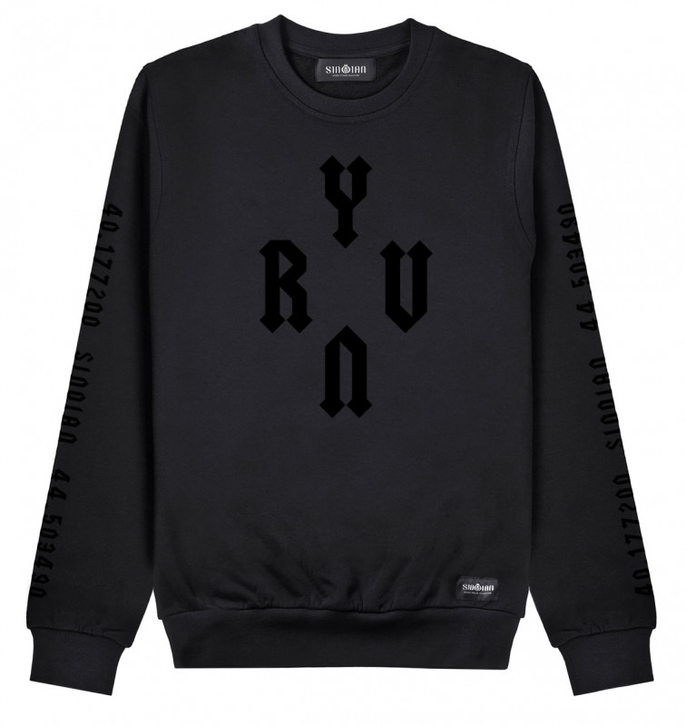 All Black YRVN Sweatshirt